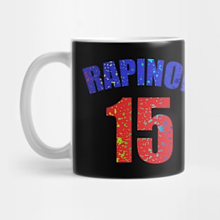 Rapinoe 15 Rainbow Splatter Mug